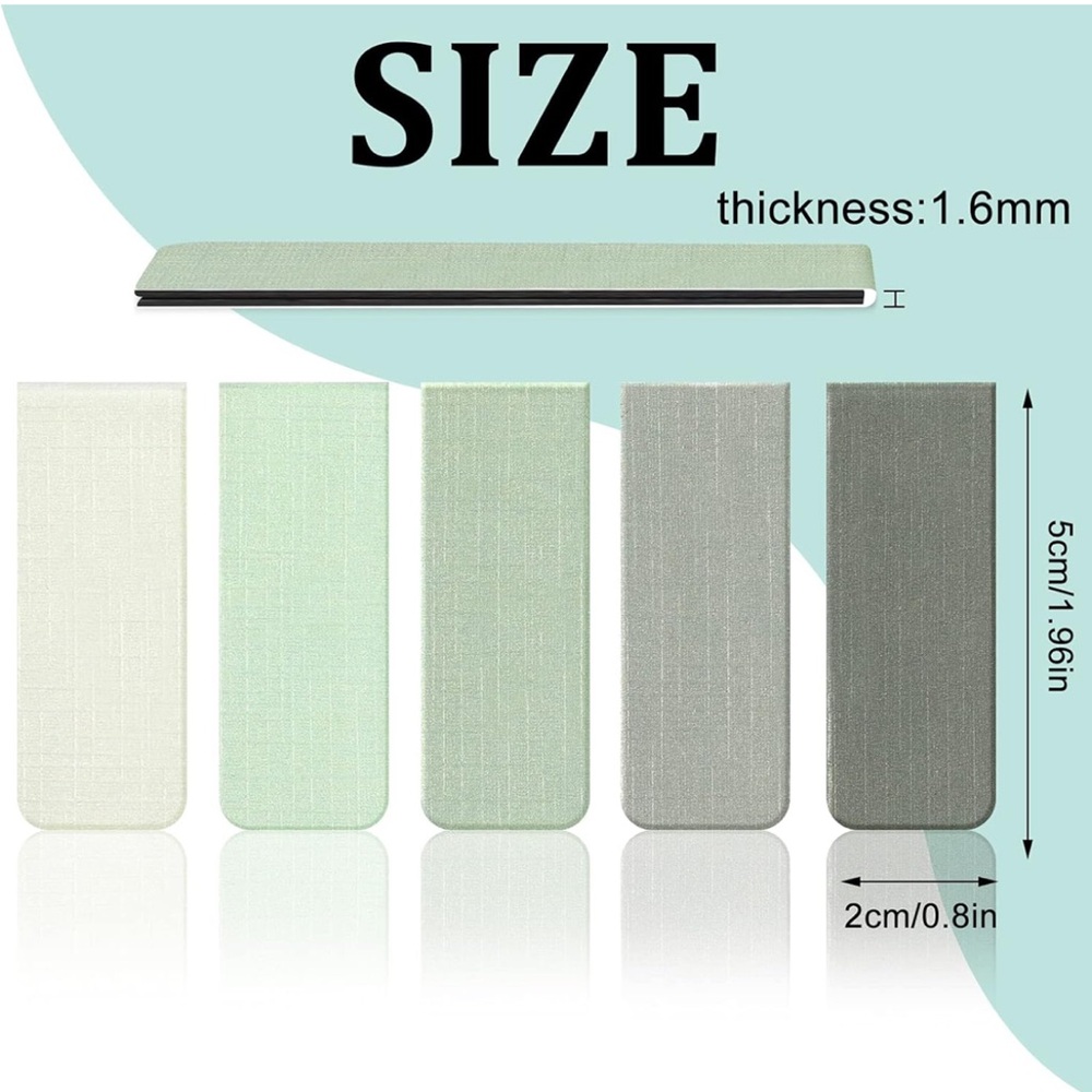 5pk-Magnetic Bookmarks - Choose 1 set of 5 - Picture 2 of 9